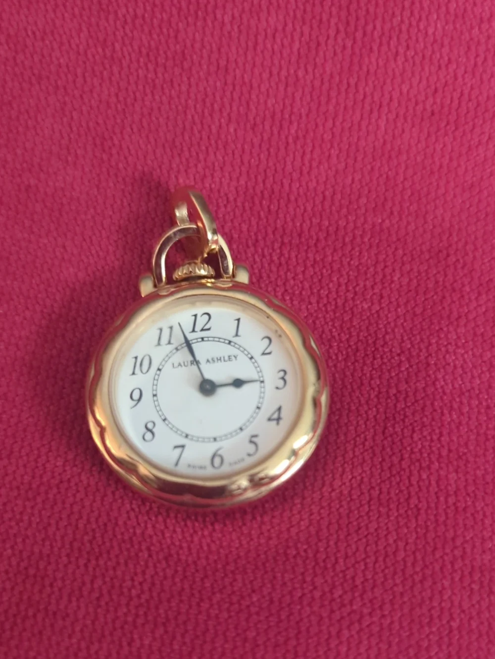 Laura Ashley Gold Pocket Watch Charm